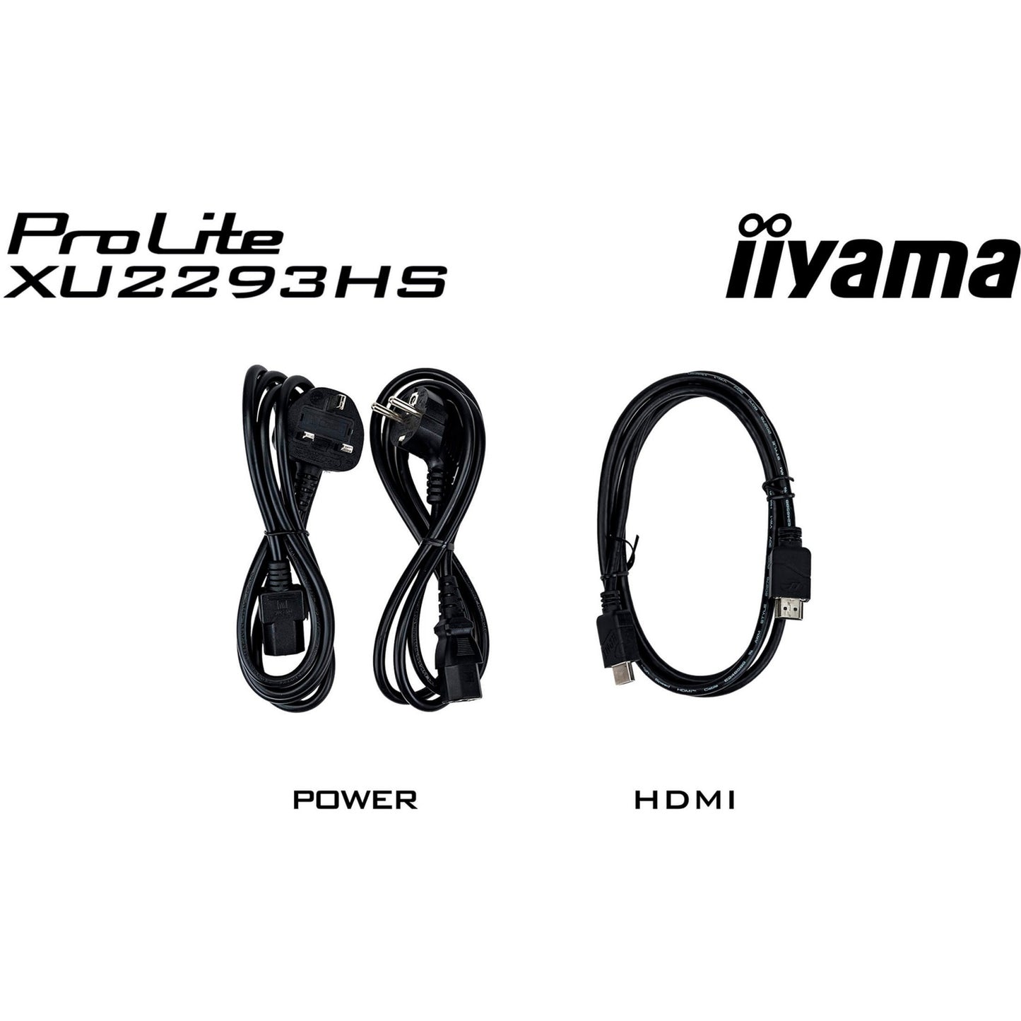 Iiyama prolite xu2293hs-b6 21.5 monitor (zwart (mat), hdmi, displayport)