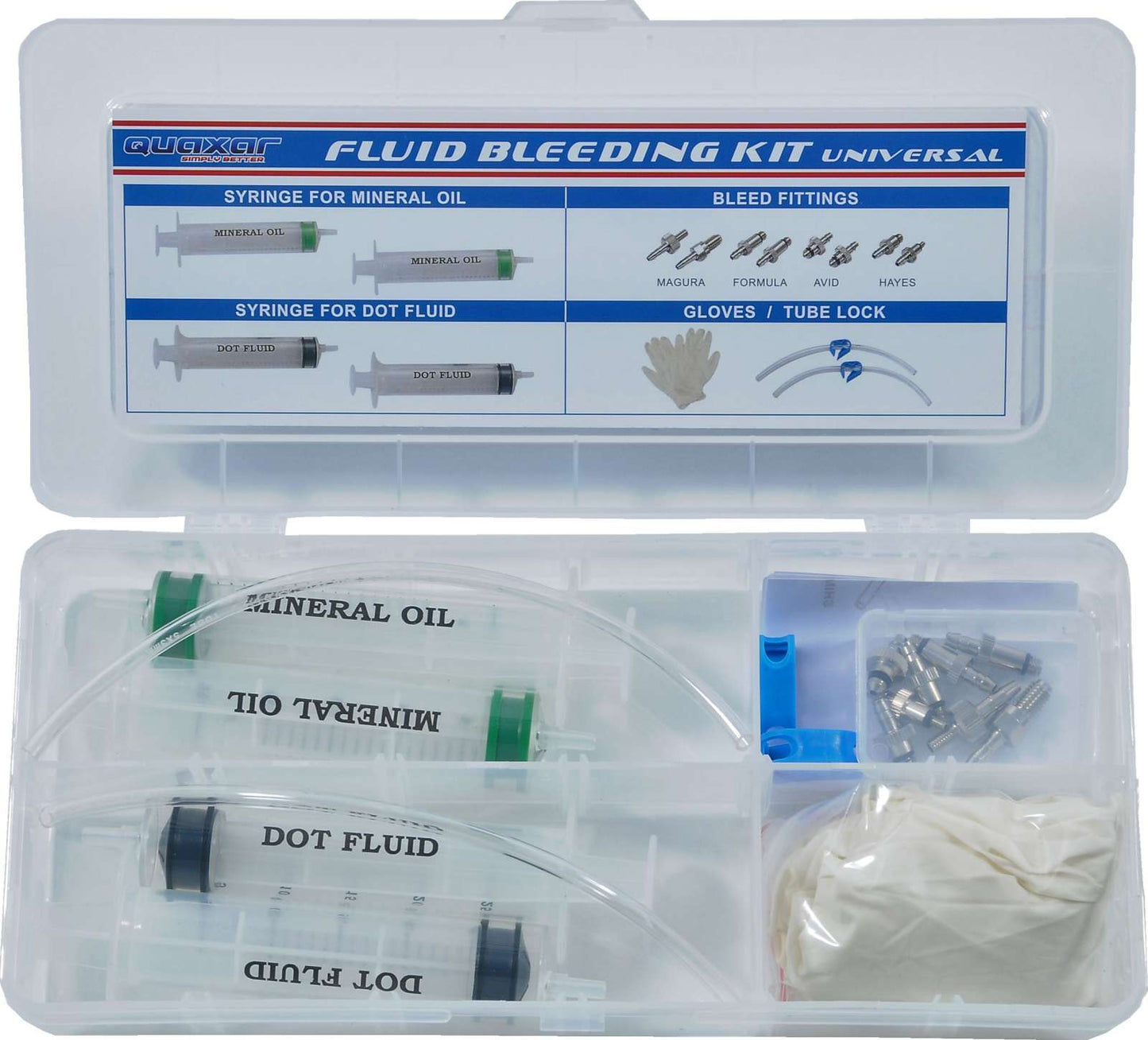 Kit de purga universal Quaxar