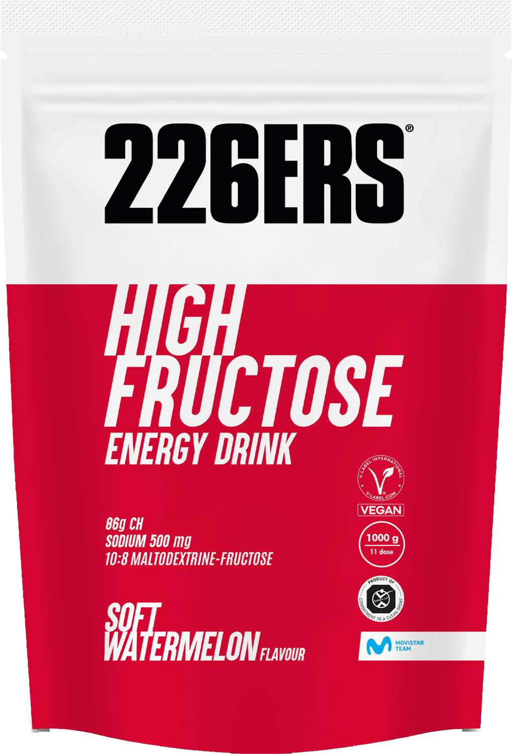 226ers bebida energética alta en fructosa 1kg