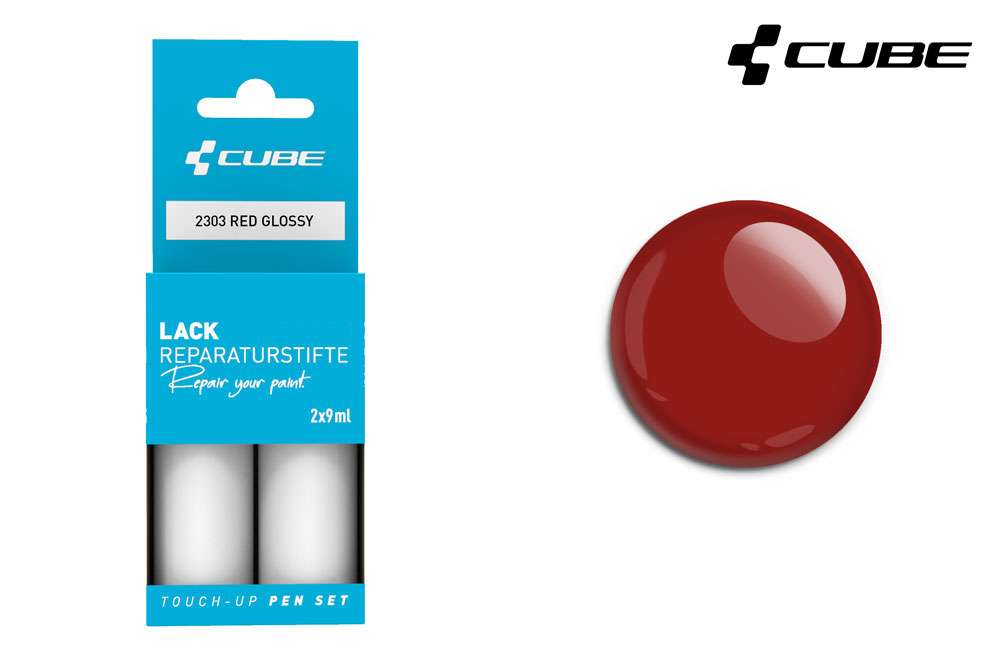 Set pennarelli per ritocchi Cube rosso lucido