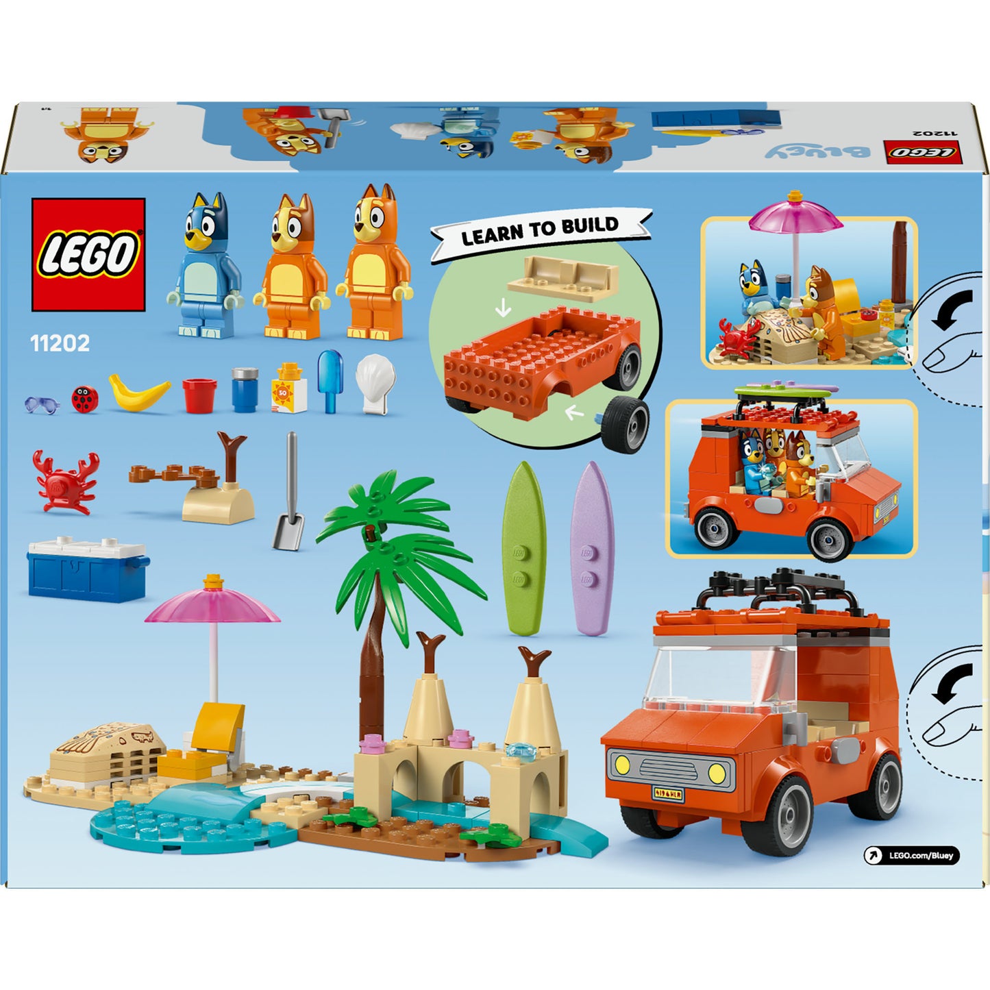 LEGO DUPLO 11202 Bluey's Drive to the Beach