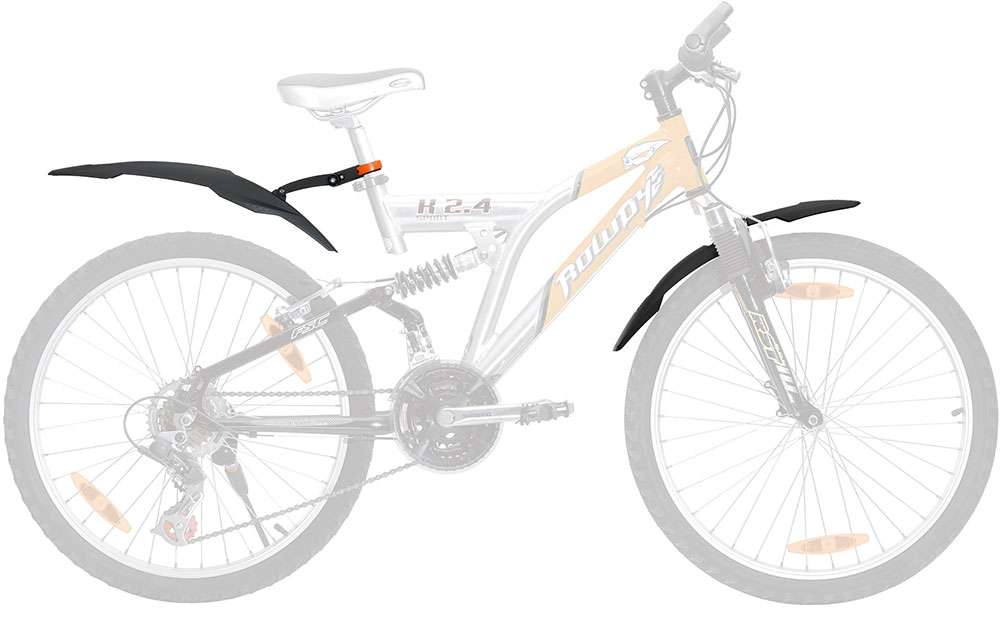 Sks Set Muddy Mud -Mudguards 20 24 ATB Impresión Rowdy Black