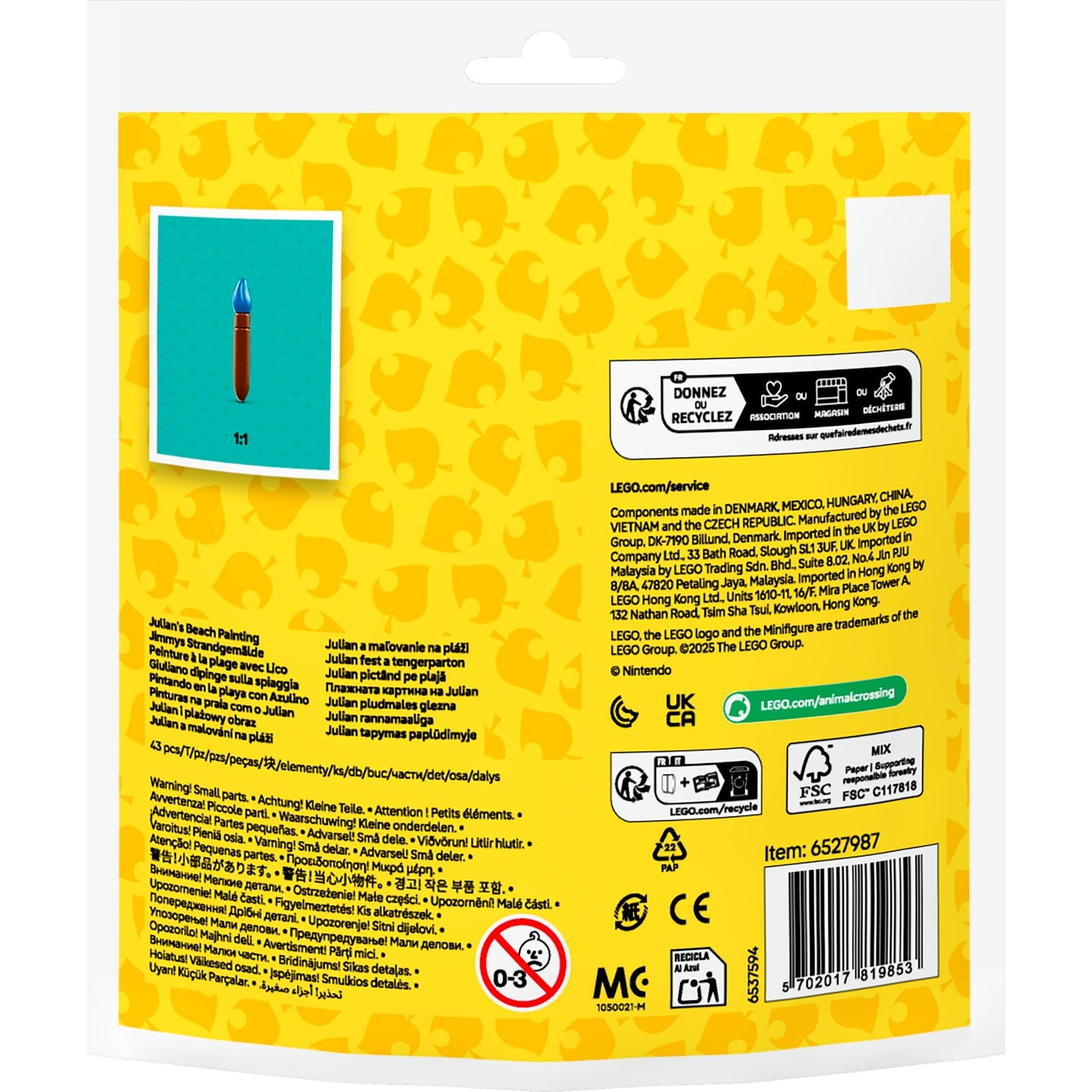 Lego 30703 Animal Crossing Borse Painting with Julian