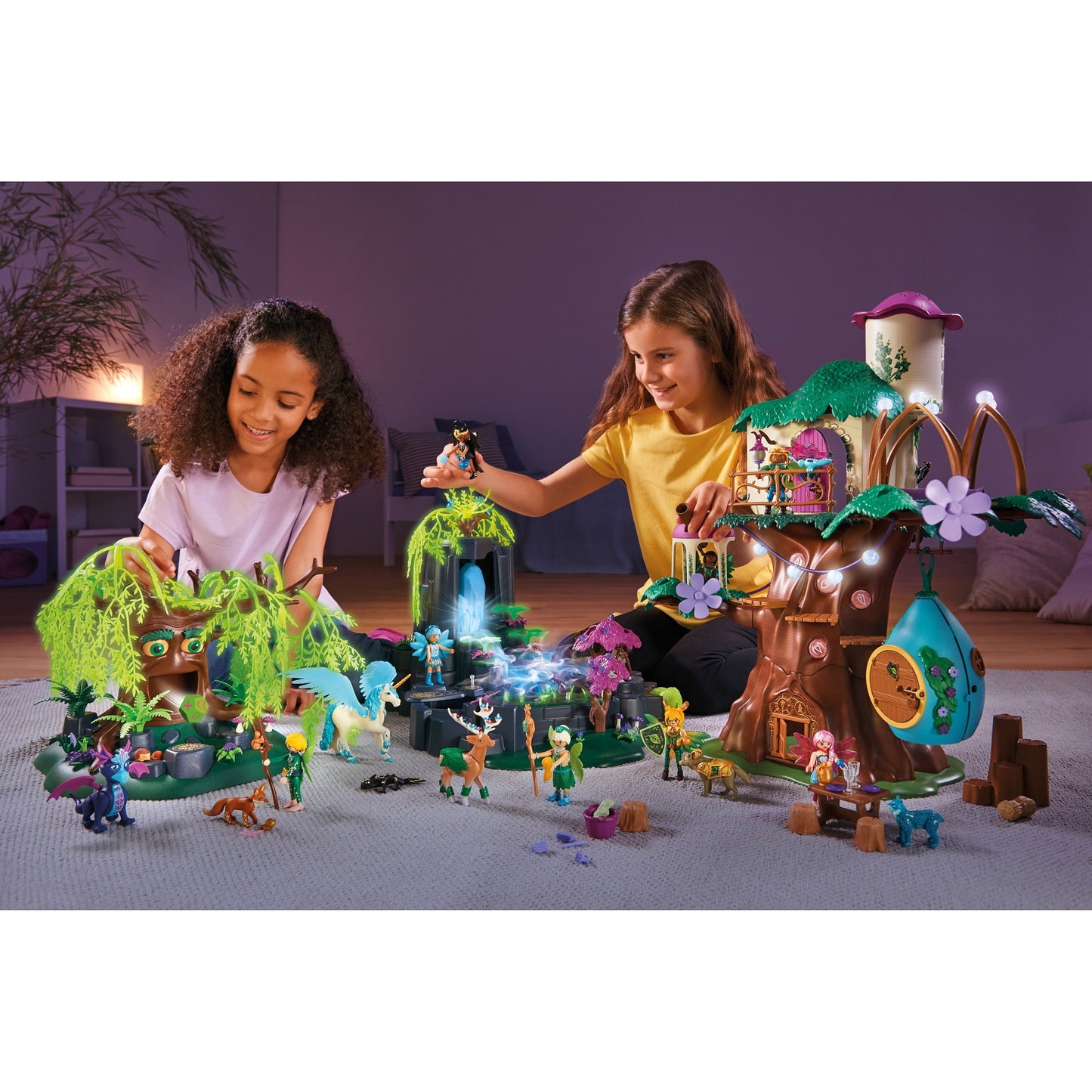 Playmobil ayuma - knight fairy met totemdier constructiespeelgoed (70802)