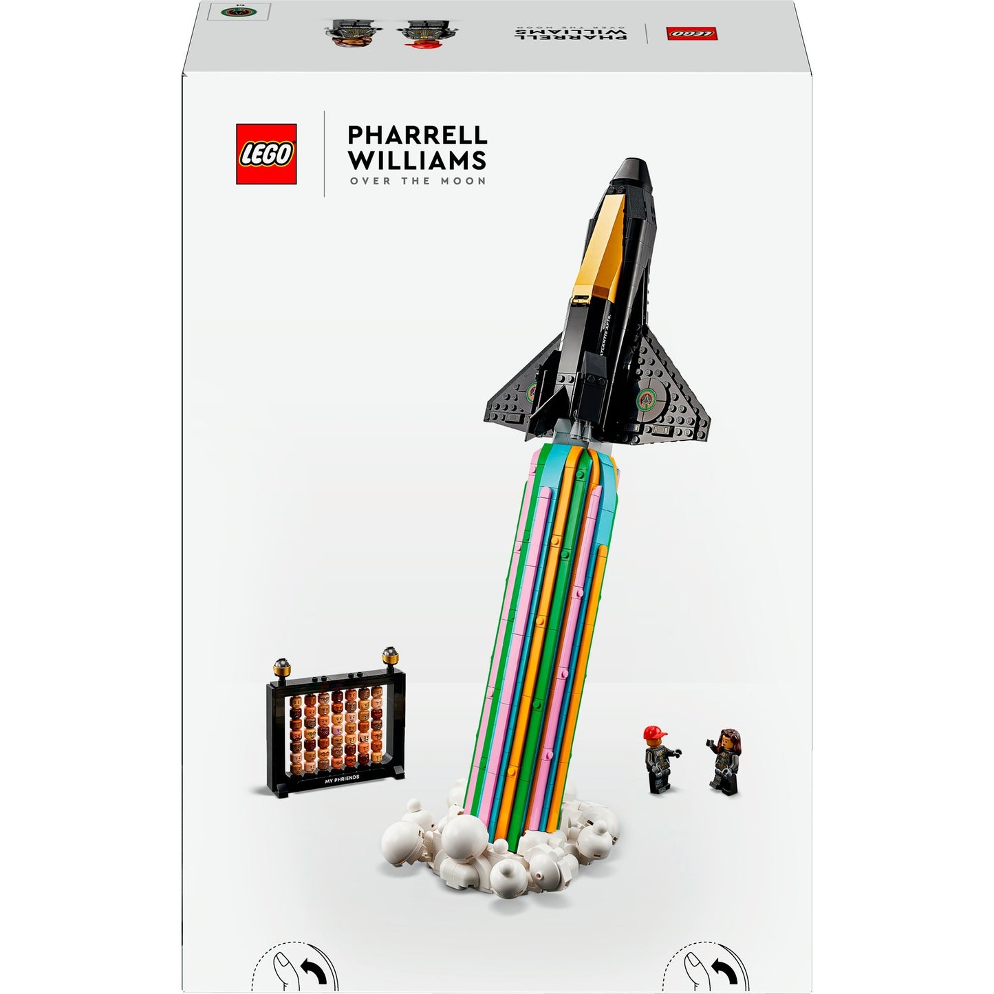 Iconos de Lego: a la luna con juguetes de construcción de pharrell williams (10391)