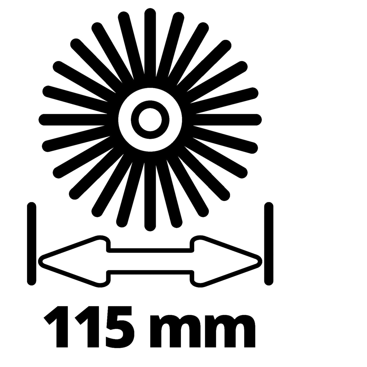 Set di pennelli morbidi Einhell