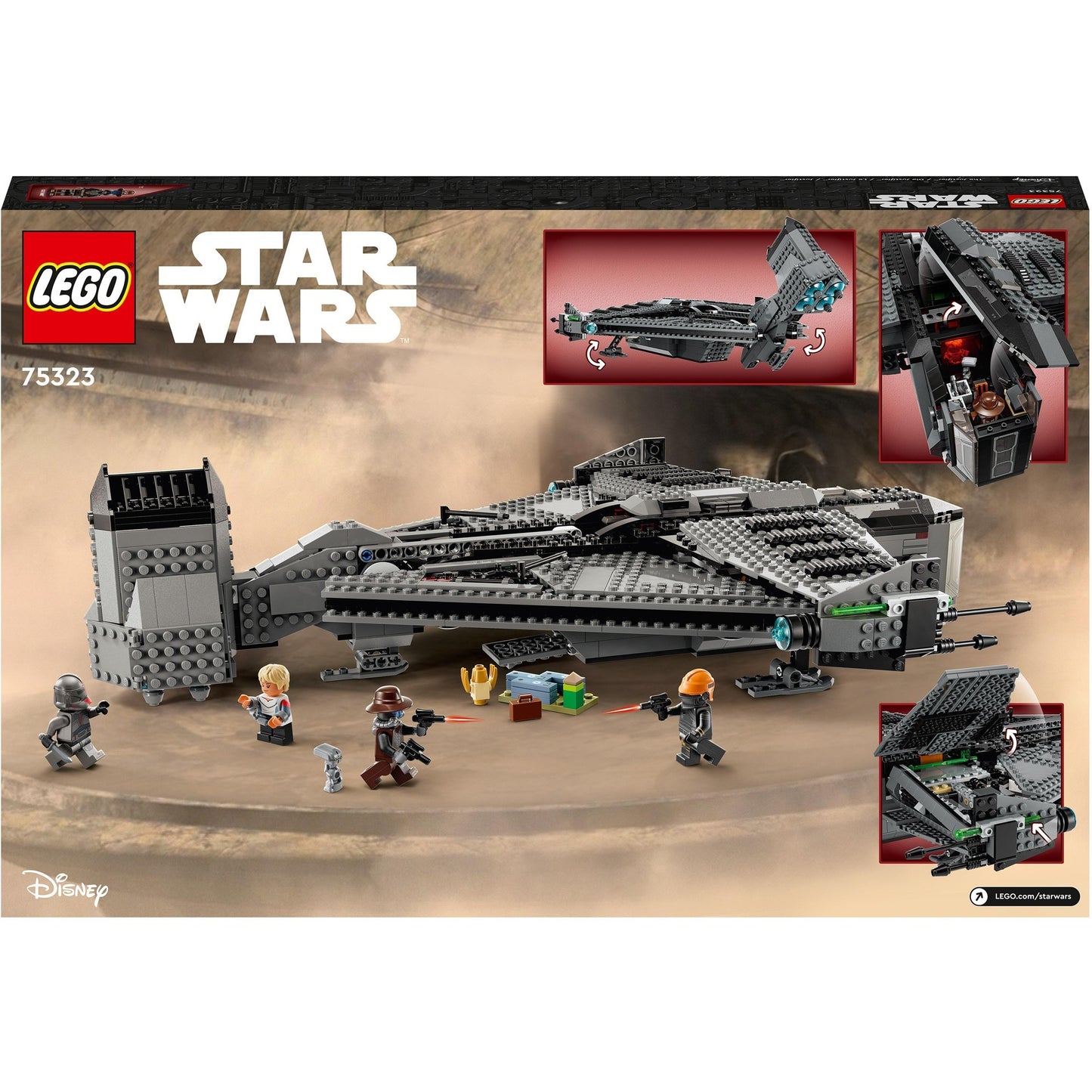 Lego star wars - the justifier constructiespeelgoed (75323)