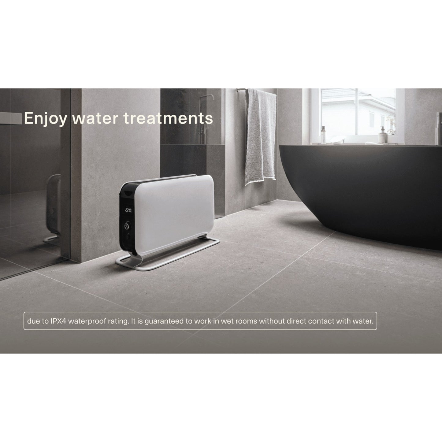 Termoconvettore Mill wifi co1500maxwifi3 (bianco nero, 1500 watt, wifi + controllo app)