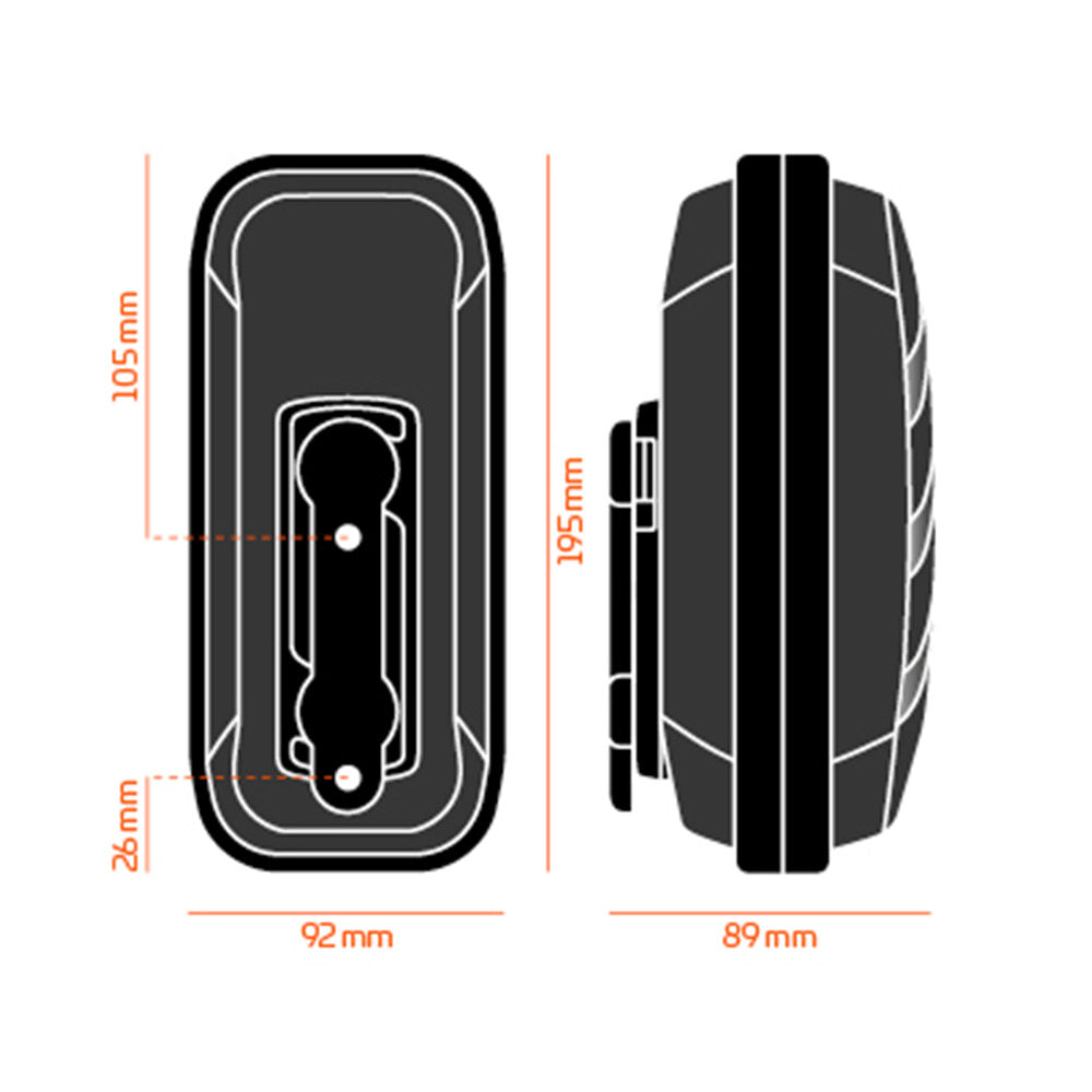 Cassetta degli attrezzi Fidlock Twist + base per bicicletta