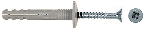 Fischer 50339 np nagelpluggen met kraag - 6 x 40 mm (50st)