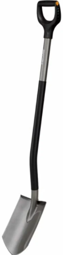 Vanga da giardino ergonomica Fiskars a punta | grigio - 1066708