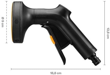Fiskars cabezal rociador sólido multi, 3 posiciones, control de compresión - 1070836