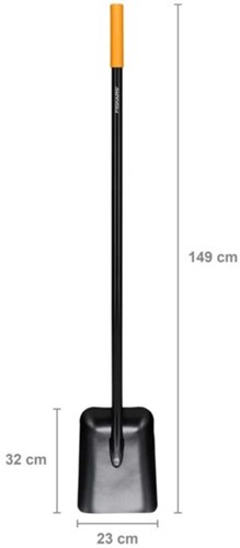 Fiskars pala solida con manico a L – 1066720