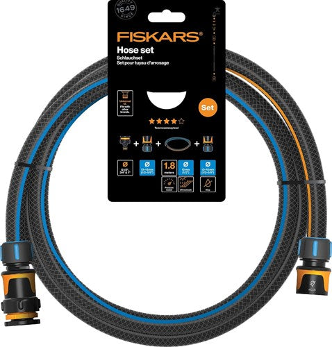 Set tubo da giardino Fiskars 13 mm (1 2 ) 1,8 m – 1057621