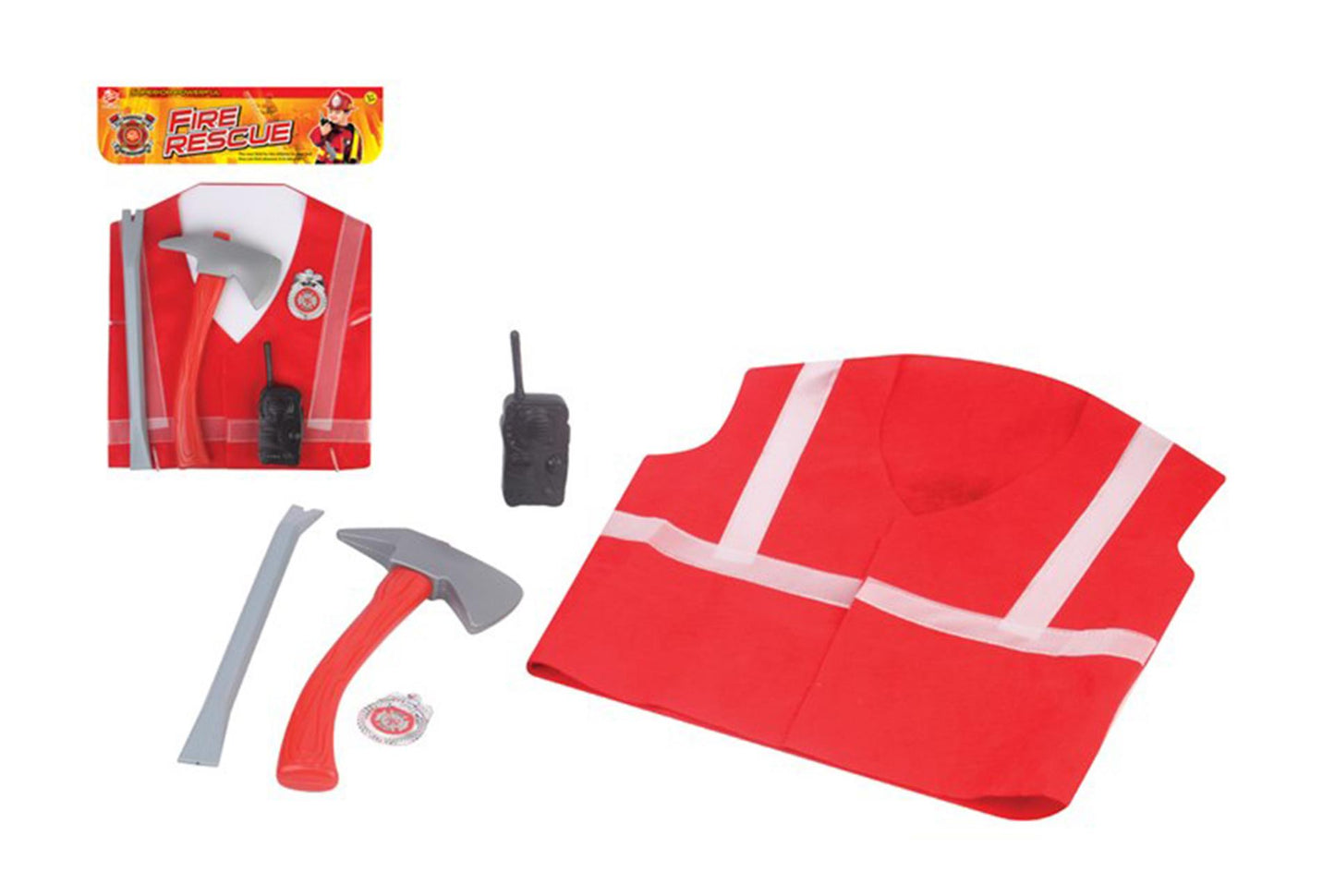 Set da gioco dei vigili del fuoco Aro con gilet