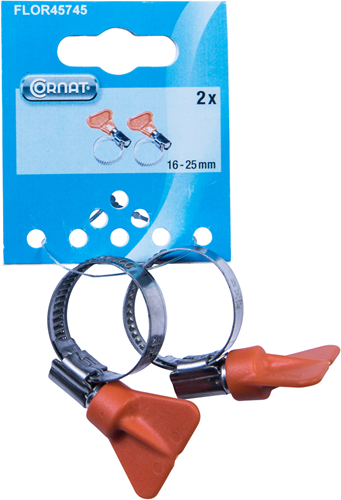 Anillo tensor Cornat 16-25mm (2uds) ala acero inoxidable - flor45745