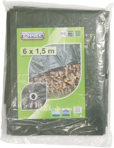 Telo Connex 6x1,5m per legna 250g - flor80435