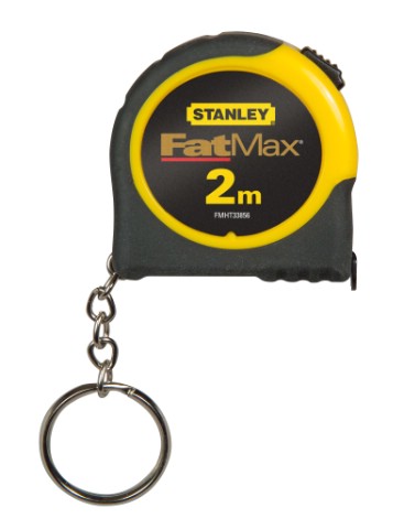 Stanley utensili manuali fatmax metro a nastro 2 m portachiavi - fmht0-33856