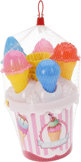 Strandmaker gratuito e facile con gelati rosa a 11 pezzi