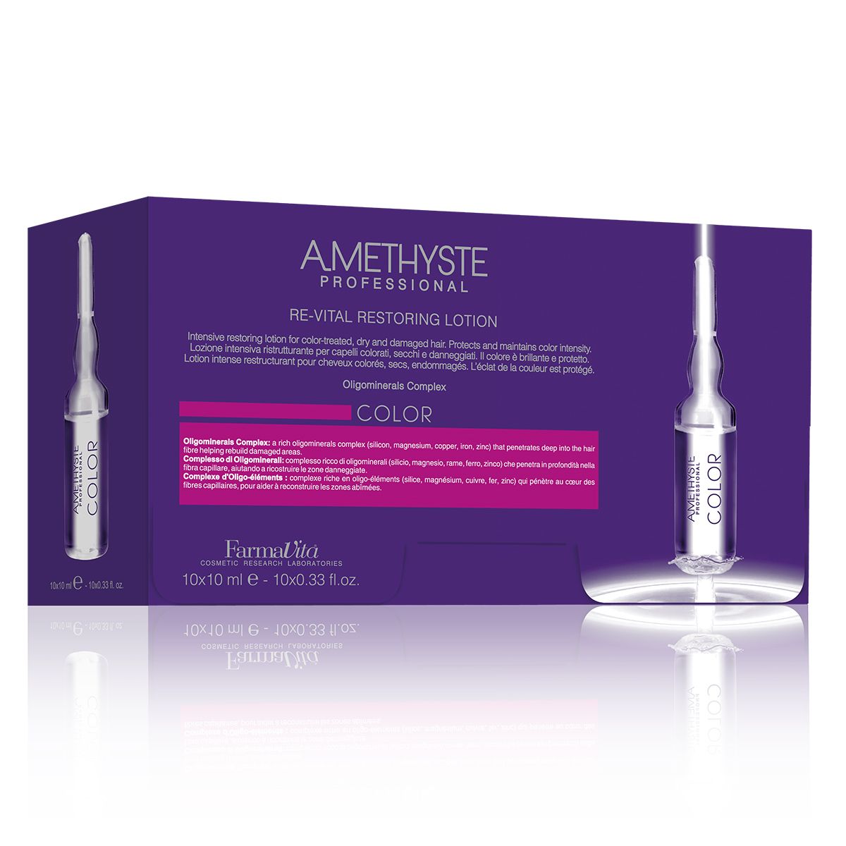 Farmavita amethyste color revital loción restauradora 10x10ml