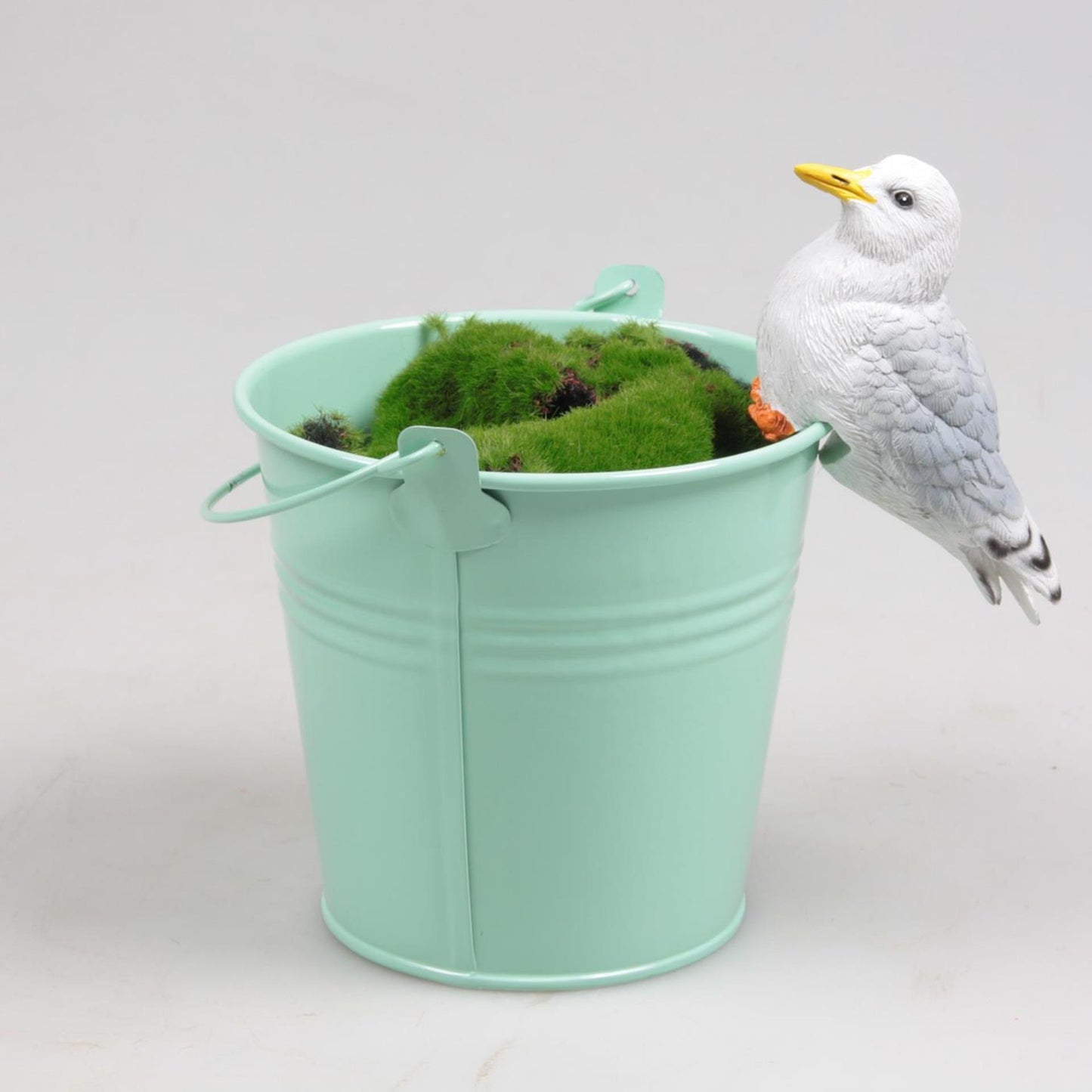 Decoración inspirada en la temporada colgador de macetas pájaro gaviota