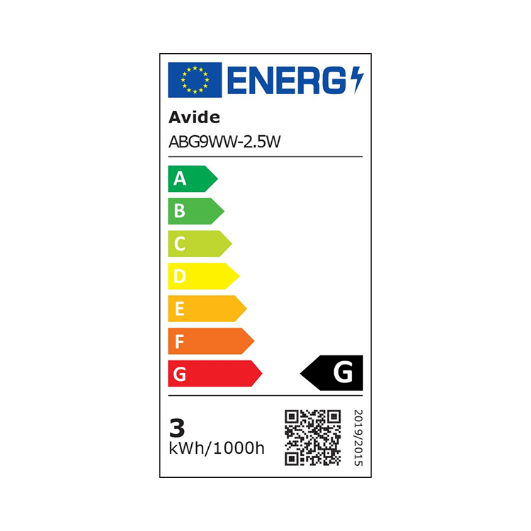 Avide LED G9 2.5W WW 3000K 180 Lumen