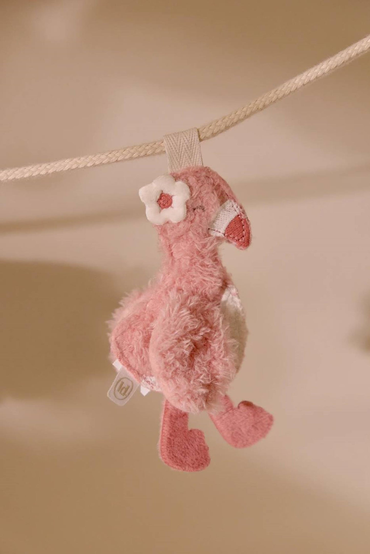 Piccolo fenicottero ornamentale ghirlanda olandese