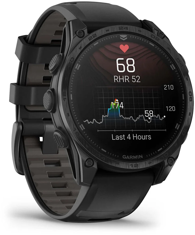 Garmin tactix® 8 - Reloj inteligente dlc de titanio negro zafiro amoled de 47 mm