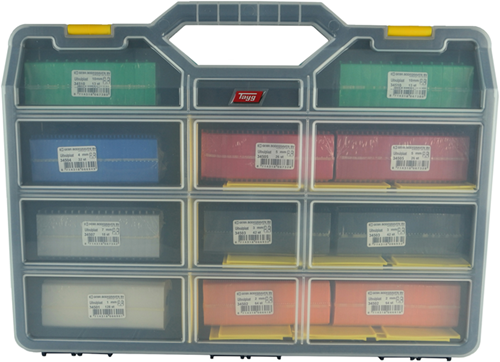 Surtido de placas de llenado de cajas Gb con pies niveladores | 1 pieza - 17434665