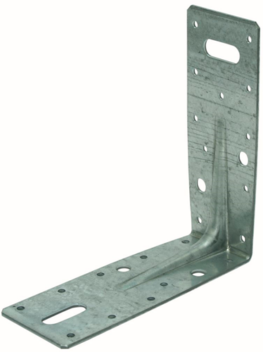 Anclaje esquinero gb con ranura 150x150 60x2,5 sendzimir galvanizado | 50 piezas - 072290050