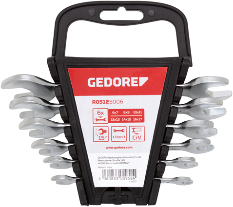 Gedore Red Red Sight Set corto SW 6-32 mm de 12 piezas