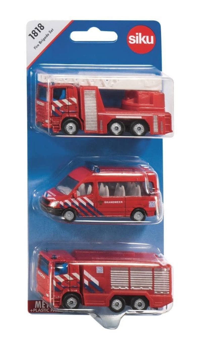 Set de regalo Siku (3x bomberos NL)
