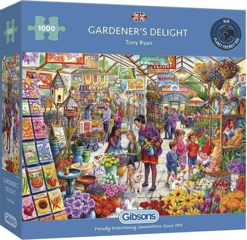 Gibsons puzzle giardiniere apos; s di gioia 1000 pezzi