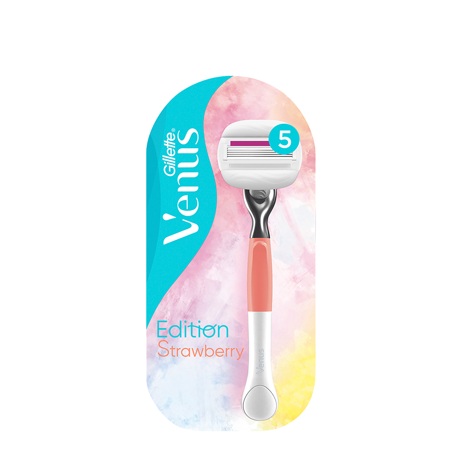 Imp gillette sistema de afeitado venus v edición comfortglide fresa