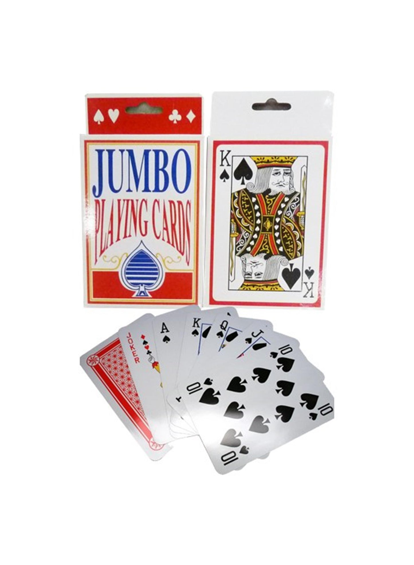 Carte da gioco jumbo Aro houseware plastificate 9x14 cm