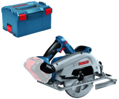 Sierra circular inalámbrica profesional bosch gks 18v-68c azul | sin baterias ni cargador en l-boxx - 06016b5001