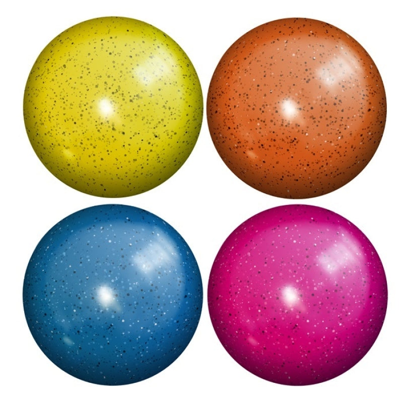 Palline glitterate varie marche (13 cm 4 ass.)