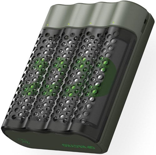 Cargador de batería GP USB 2h con batería 4x2600ma AA - 3503070