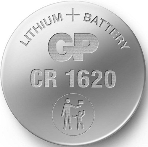 GP - CR1620 Pulsante di litio cella 3V 1pk