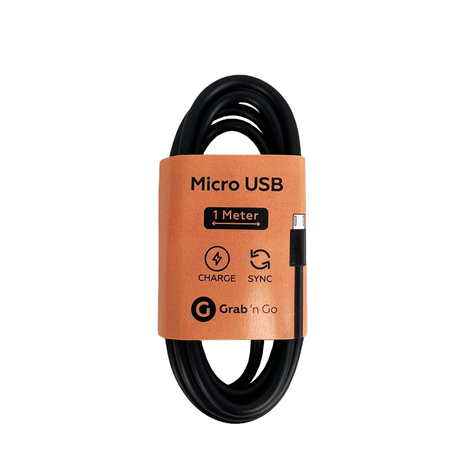 Cavo prendi e vai micro USB nero 100 cm