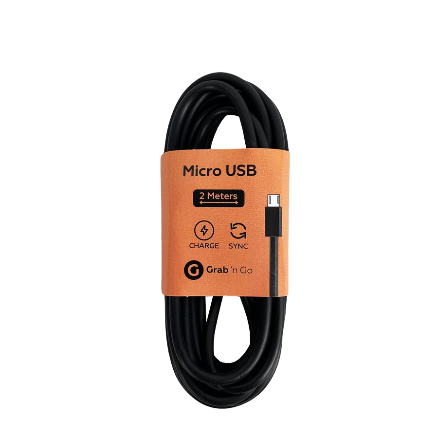 Cavo prendi e vai micro USB nero 200 cm