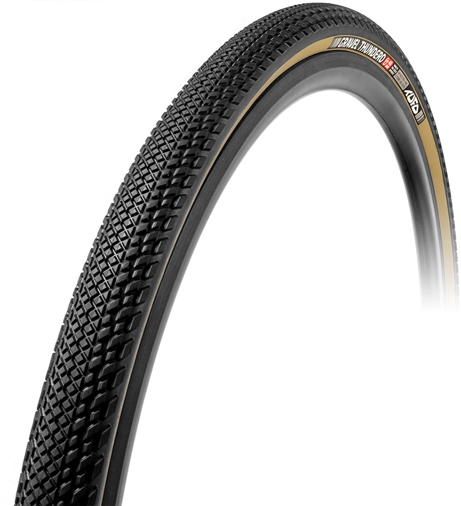 neumático hacia afuera (40-622) 700-40C Gravel Thundero Black beige plegable
