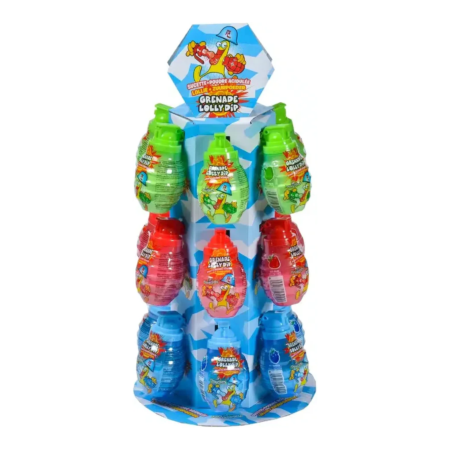 Divertida lamida de granada de caramelo (18x40gr)