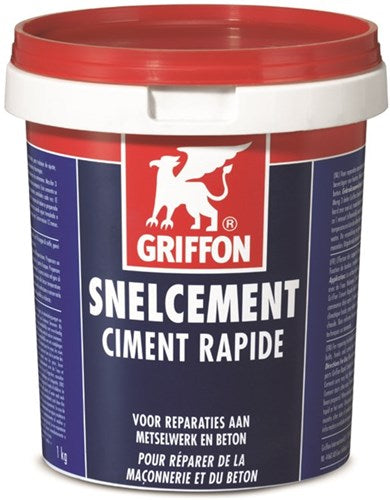 Griffon snelcement pot 1kg*12 l222 - 6150080 - 6150080