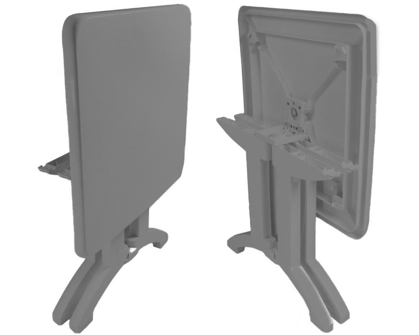 Mesa Grosfillex vega 80x80cm antracita