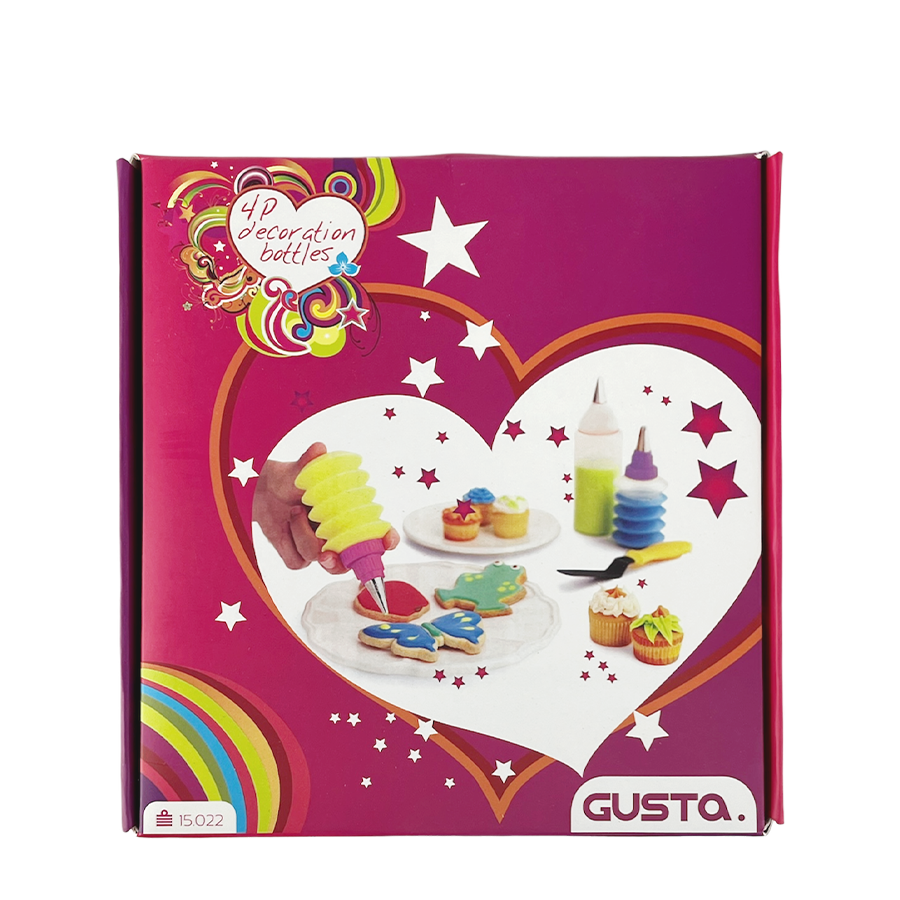 Set decorazioni per cupcake Gusta, 4 pezzi