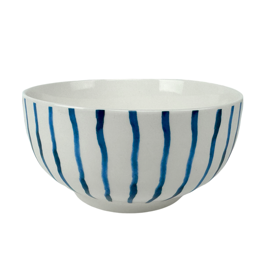 Ciotola Gusta strisce blu ø14x7cm