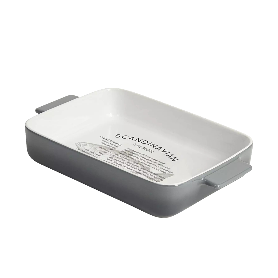 Gusta ovenschaal scandinavian grijs 32x19x5,8cm