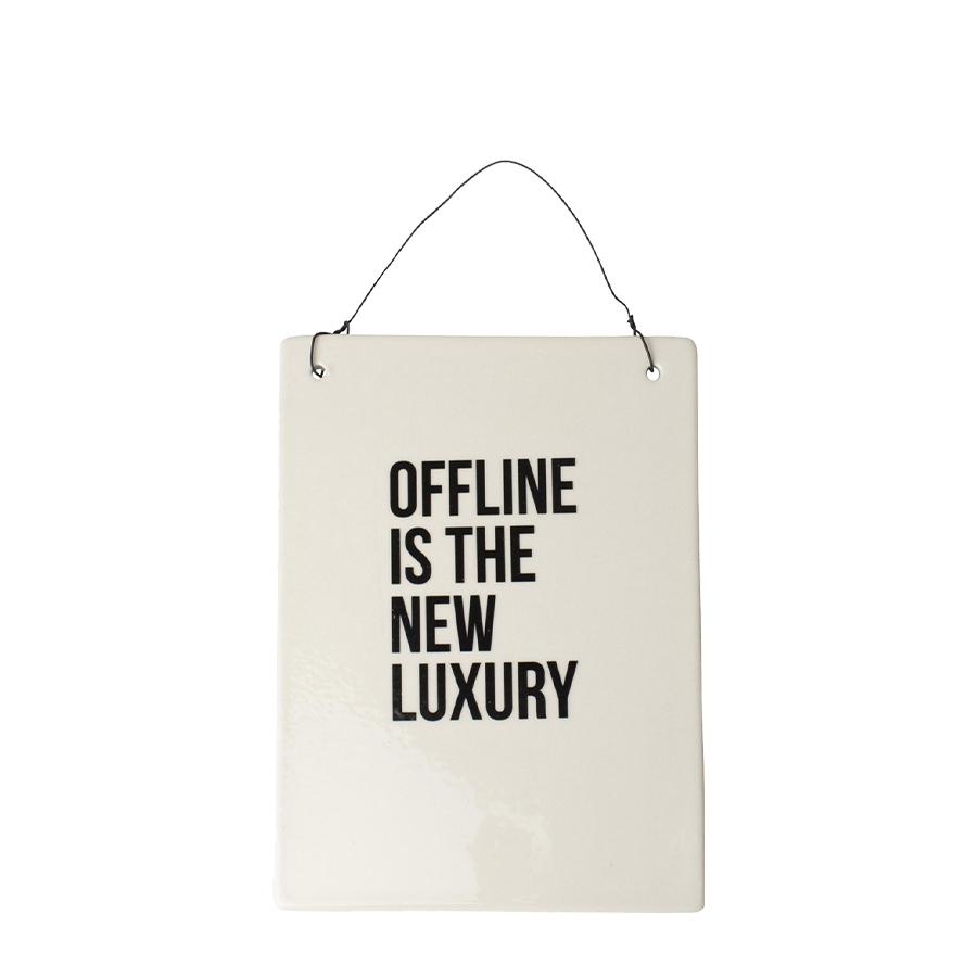 Targa da muro Gusta offline 14x19 cm