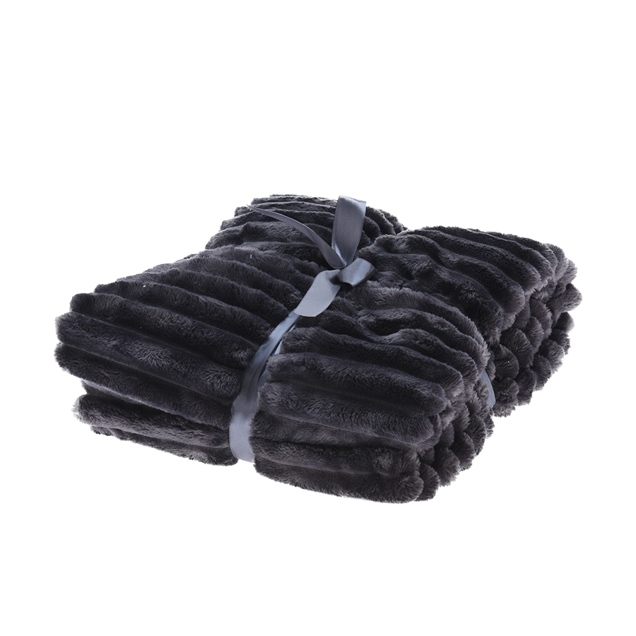 H s plaid coste petrolio 130x150cm